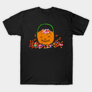 Happy Halloween Candy Basket T-Shirt